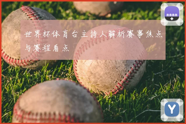世界杯体育台主持人解析赛事焦点与赛程看点